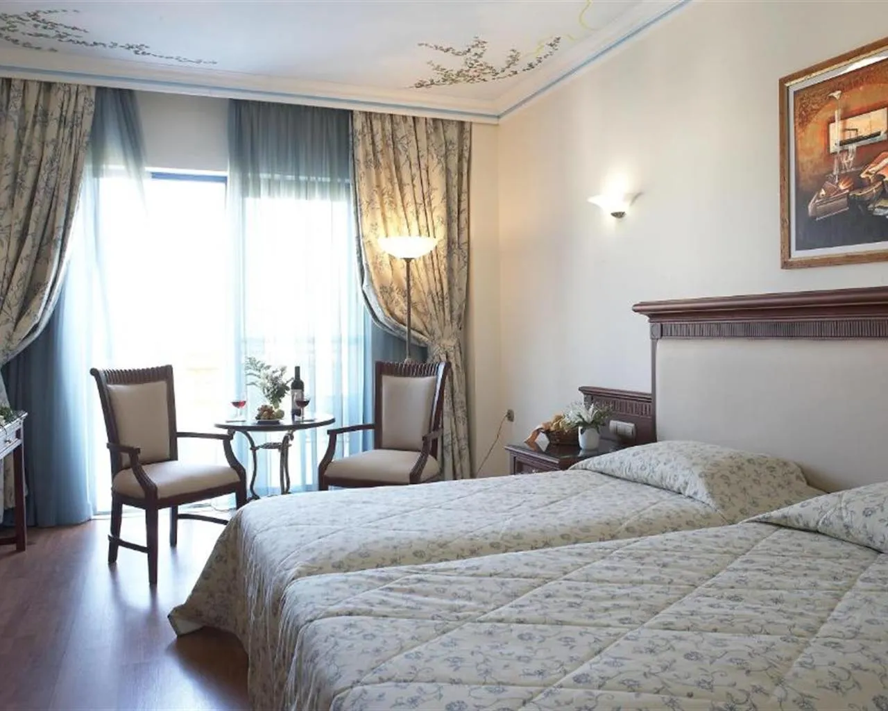 Atrium Palace Thalasso Spa Resort & Villas, Rodos, Grčka — Double Room Side Sea View