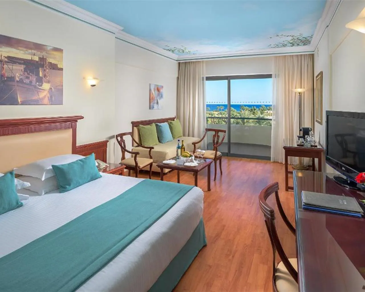 Atrium Palace Thalasso Spa Resort & Villas, Rodos, Grčka — Junior Suite Single Garden View