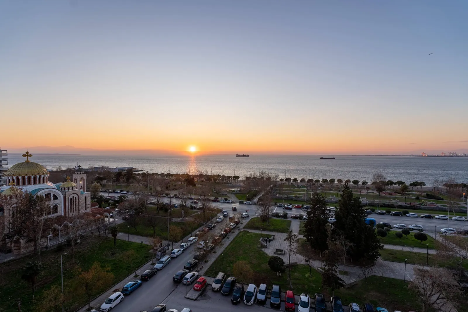 Queen Olga Hotel Thessaloniki, Solun, Grčka — Triple Sea View Room