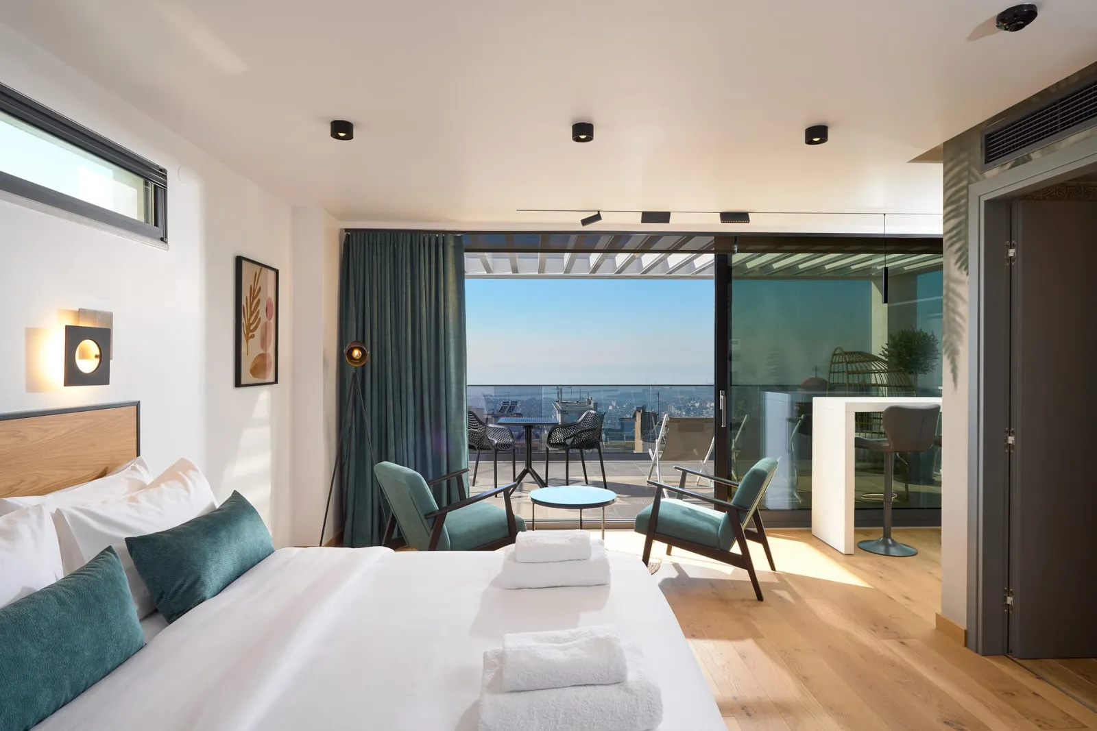 Sigma Suites Hotel, Grčka — Superior Suite with Sea View and Jacuzzi