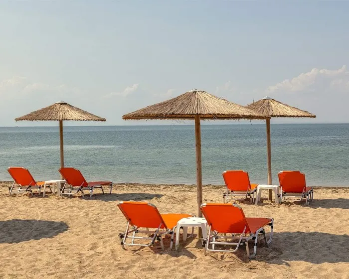 Sun Beach Hotel Thes, Grčka — plaža
