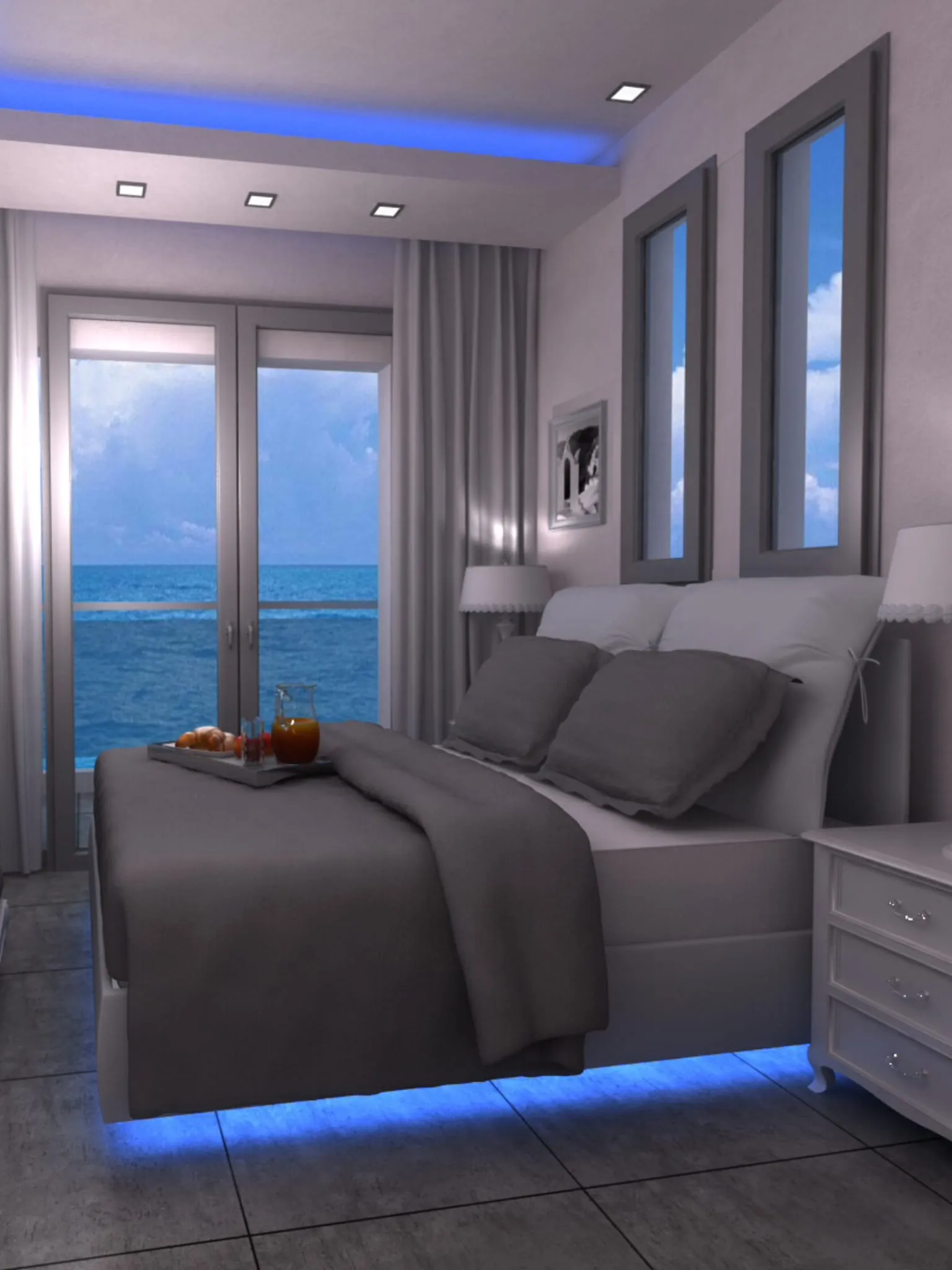 Kymata Hotel, Platamon, Grčka — Luxury Double Sea View
