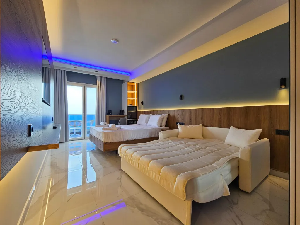 Akteon Girni Hotel, Paralija, Grčka — Deluxe Family Studio