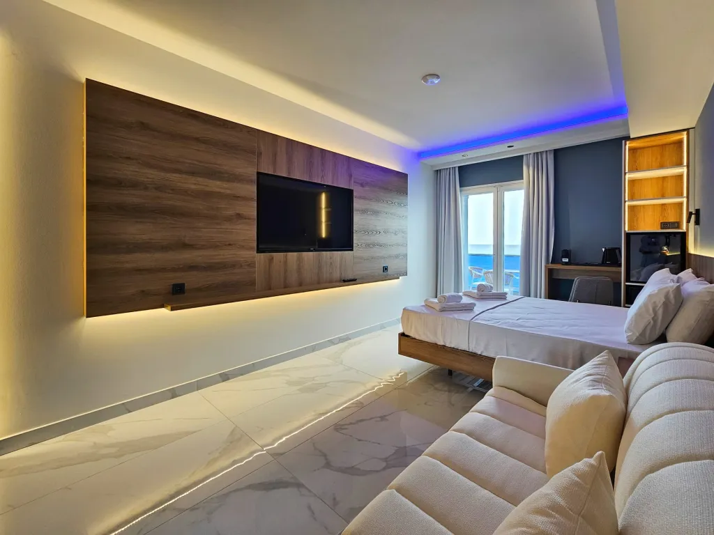 Akteon Girni Hotel, Paralija, Grčka — Deluxe Family Studio