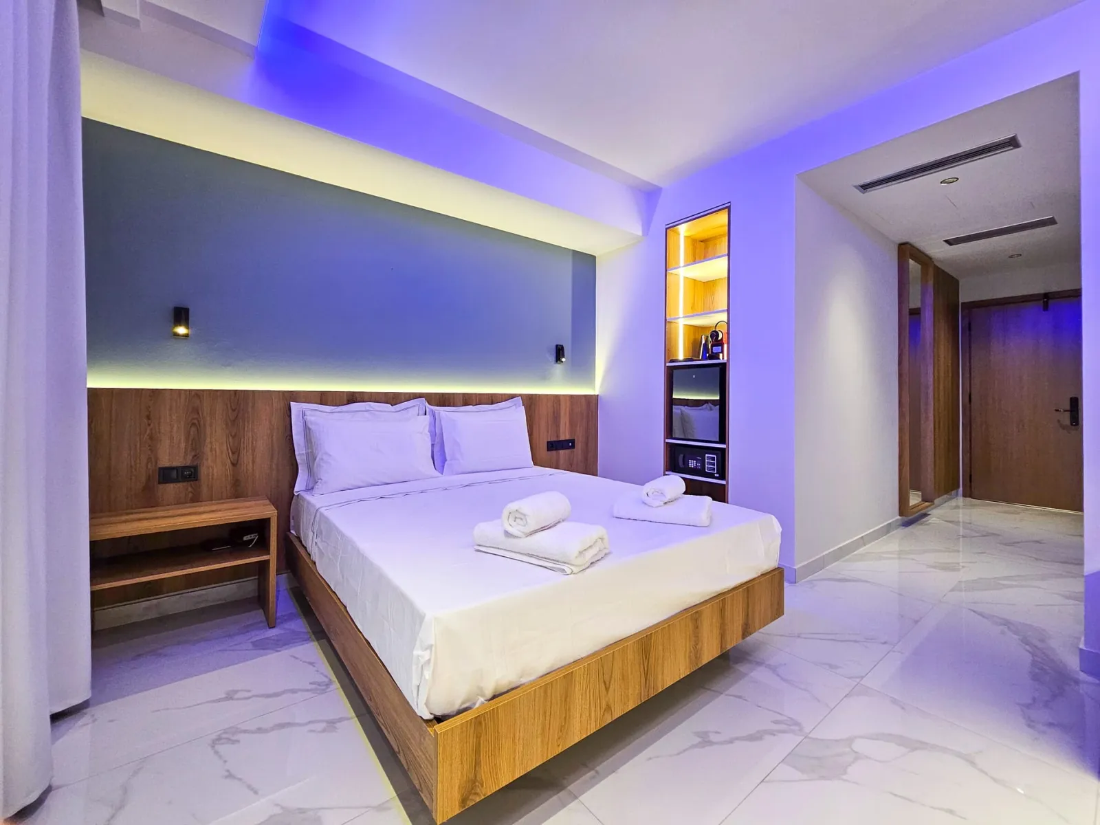Akteon Girni Hotel, Paralija, Grčka — Double Room Street View