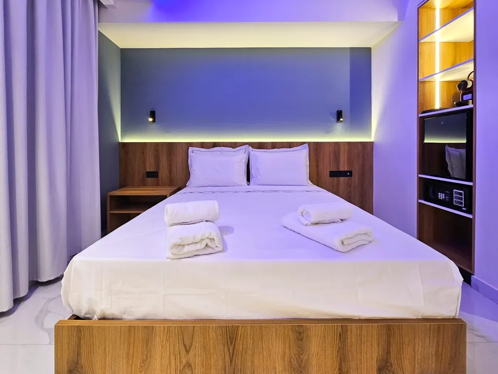 Akteon Girni Hotel, Paralija, Grčka — Double Room Street View