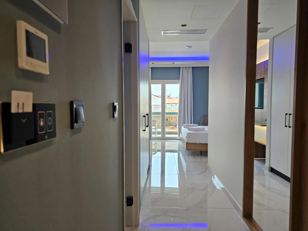 Akteon Girni Hotel, Paralija, Grčka — Double Room Street View