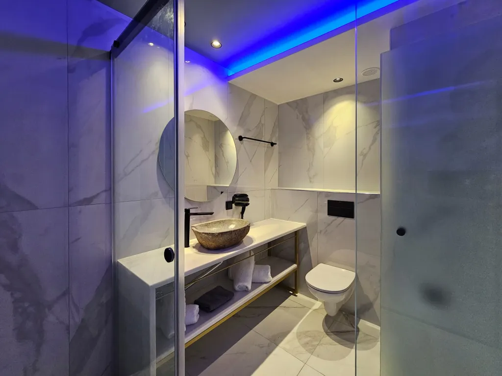 Akteon Girni Hotel, Paralija, Grčka — Double Room Street View