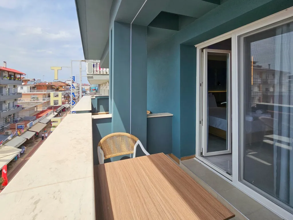 Akteon Girni Hotel, Paralija, Grčka — Double Room Street View