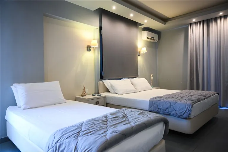 Blue Sea Boutique, Olimpik Bič, Grčka — Deluxe family room