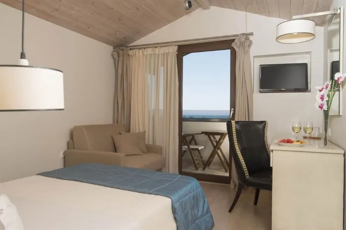 Cosmopolitan Hotel & Spa, Paralija, Grčka — Single Room Superior Sea View