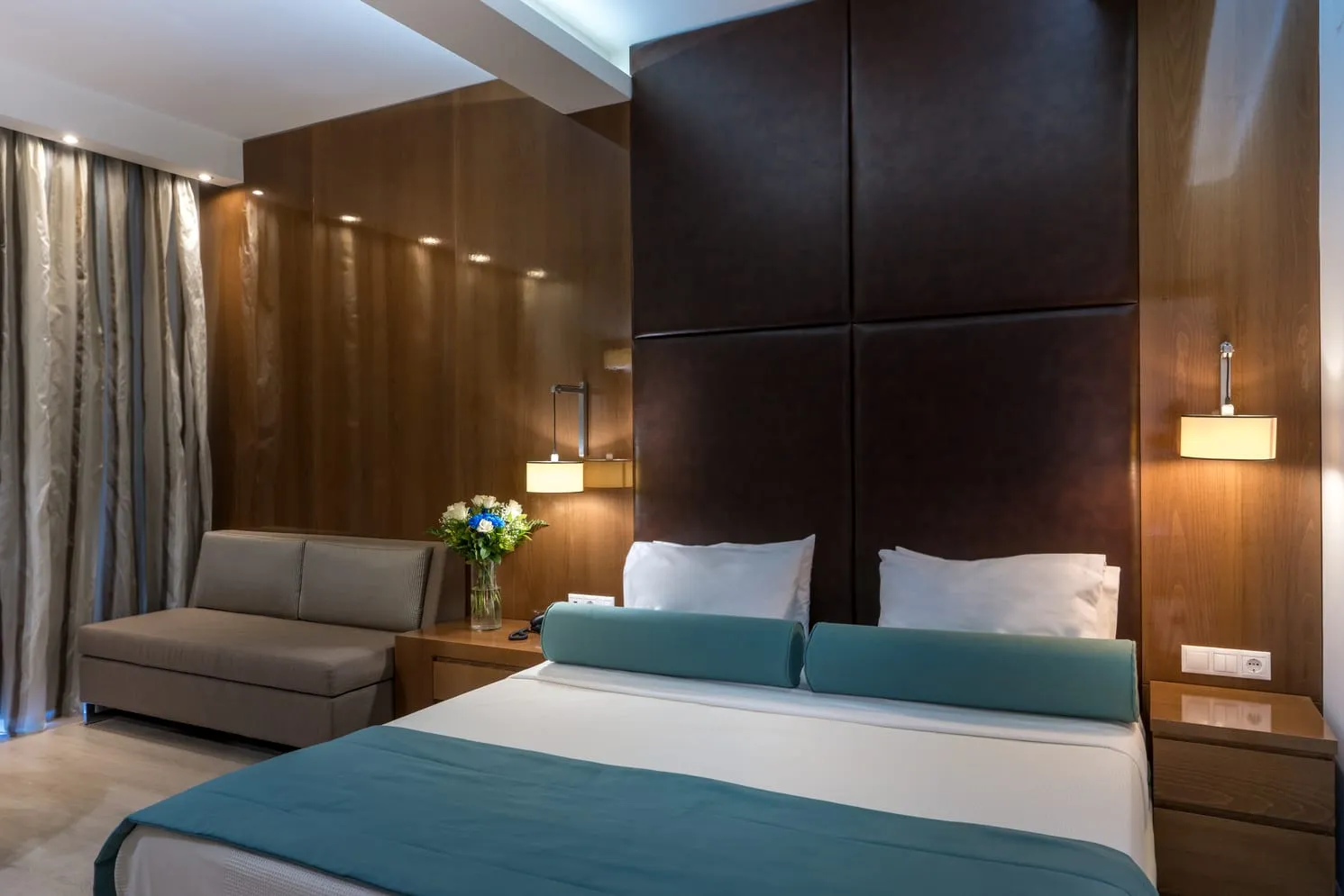 Cosmopolitan Hotel & Spa, Paralija, Grčka — Suite Inland View