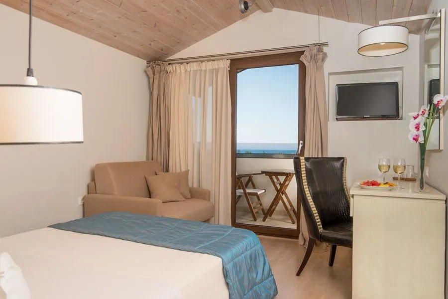 Cosmopolitan Hotel & Spa, Paralija, Grčka — Superior Room Sea View