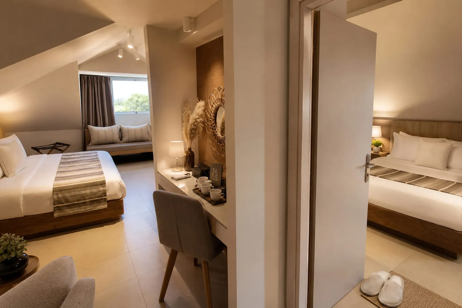 ELLE Rooms & Suites, Paralija, Grčka — Attic Two Bedroom Suite