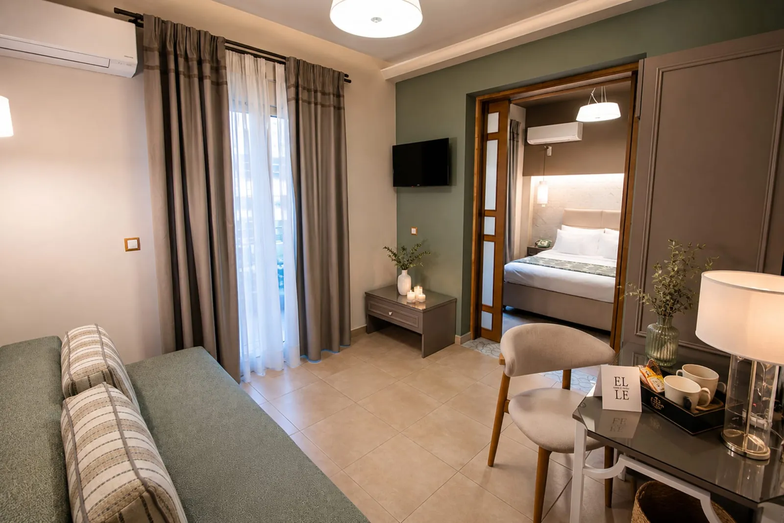 ELLE Rooms & Suites, Paralija, Grčka — Family Suite