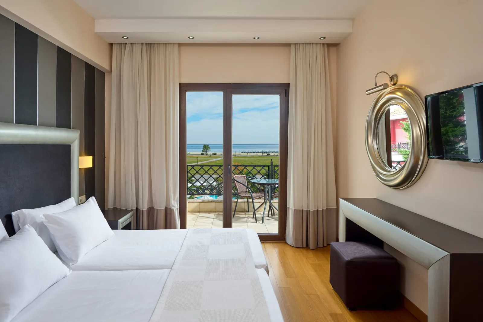 Mediterranean Princess (Adults Only) Hotel, Paralija, Grčka — Double Room Sea View