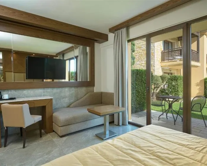 Mediterranean Village Hotel & Spa, Paralija, Grčka — Double Room Promo Ground Floor Garden View