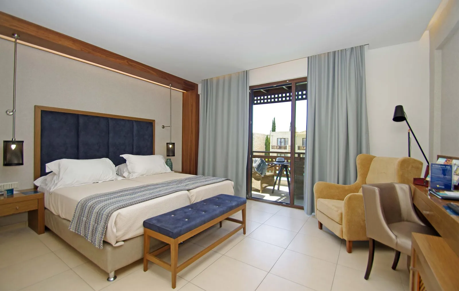 Mediterranean Village Hotel & Spa, Paralija, Grčka — Executive Double Room - Sharing Pool