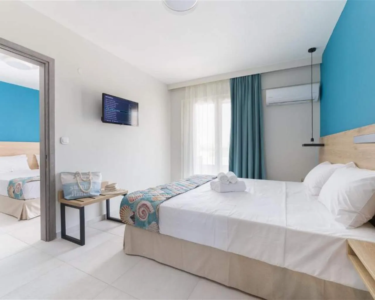 Mythic Summer Hotel, Paralija, Grčka — Family Room 2 BedRoom