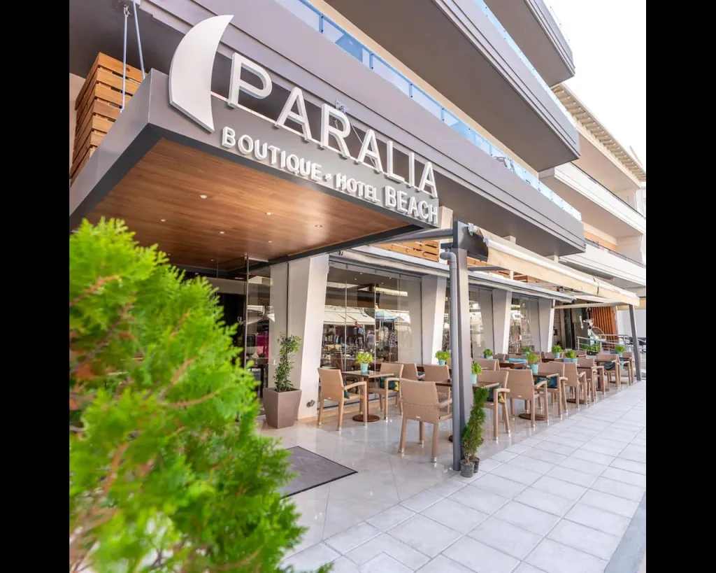 Paralia Beach Boutique Hotel, Paralija, Grčka — plaža