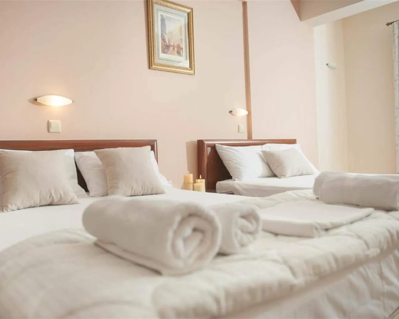 Vizantio Hotel, Paralija, Grčka — Quadruple Room
