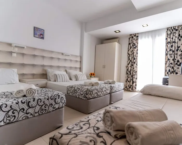 Dafni Plus Hotel, Leptokarija, Grčka — Quadruple Room Executive