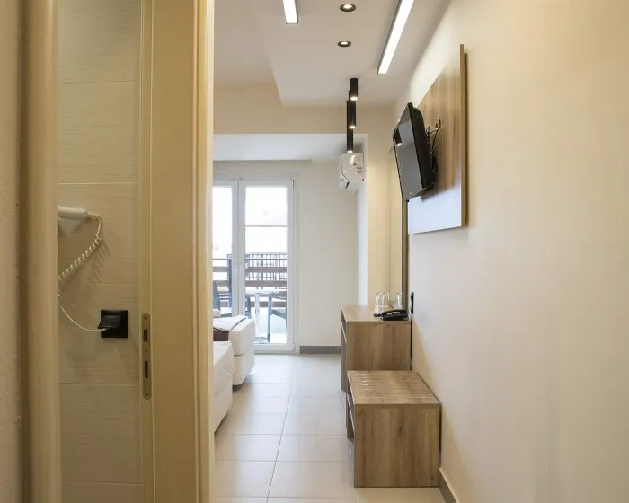 Dafni Plus Hotel, Leptokarija, Grčka — Triple Room