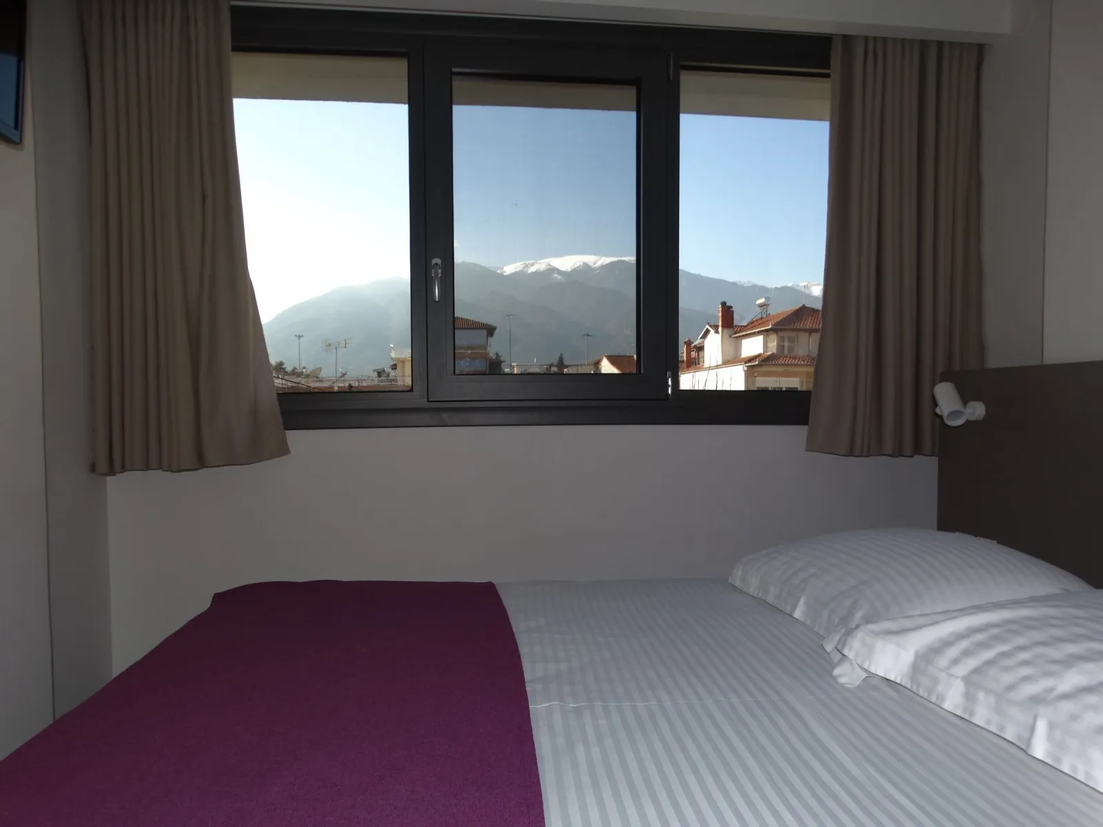 Olympos Suites Apartments, Leptokarija, Grčka — Double Room with Mountain View