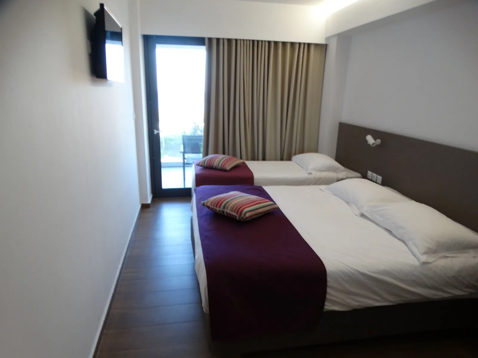Olympos Suites Apartments, Leptokarija, Grčka — Triple Room with Sea View