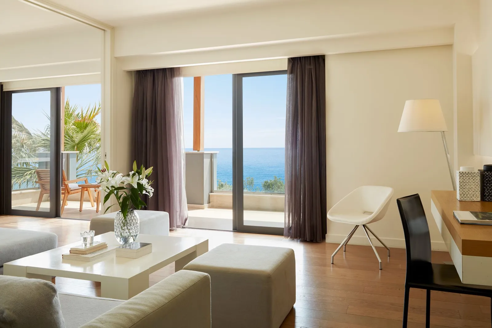 Cavo Olympo Luxury Hotel & Spa Adults Only, Plaka Litohoro, Grčka — Deluxe Suite Sea View