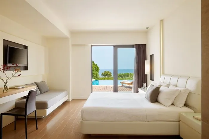 Cavo Olympo Luxury Hotel & Spa Adults Only, Plaka Litohoro, Grčka — Double Room Superior Private Pool