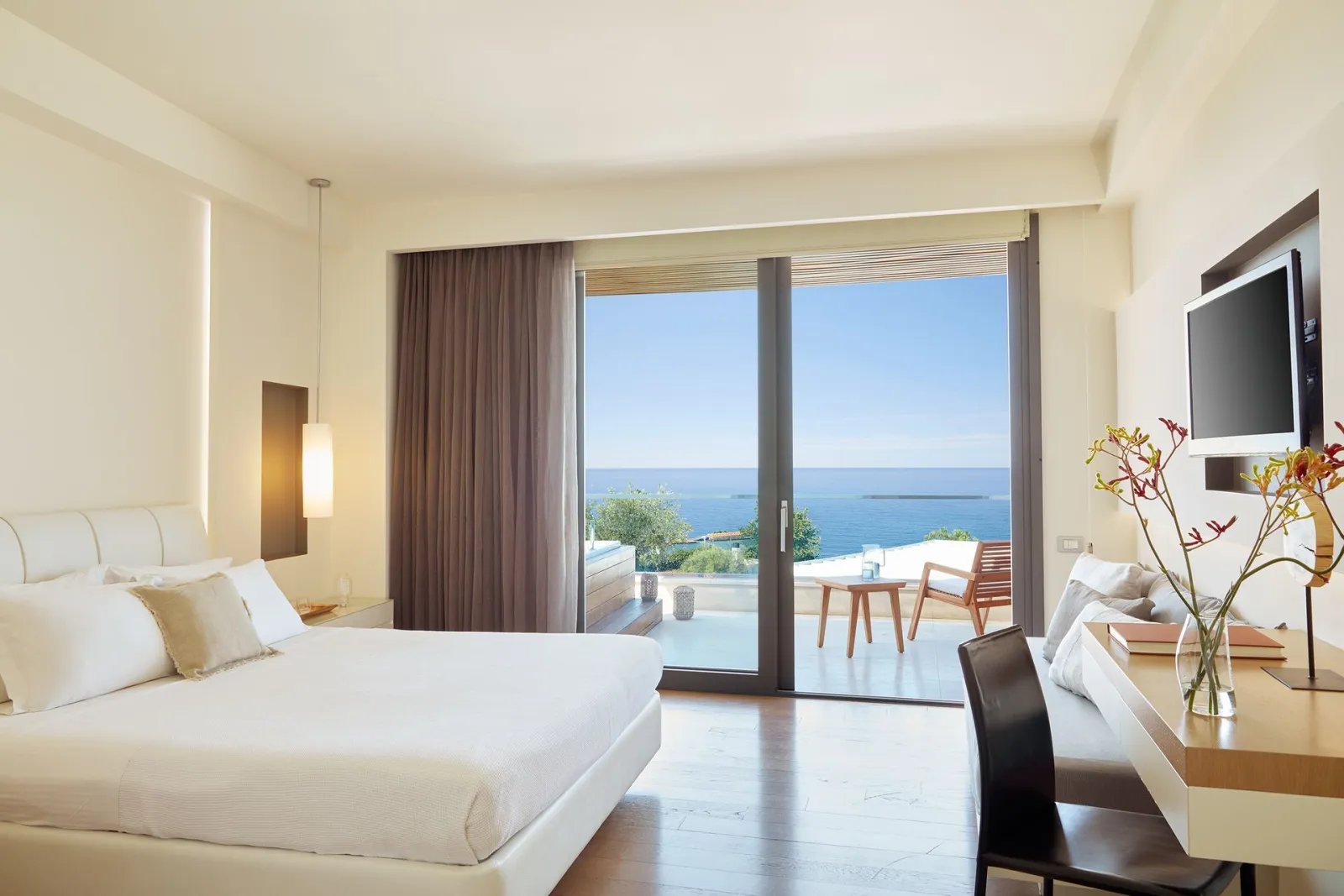 Cavo Olympo Luxury Hotel & Spa Adults Only, Plaka Litohoro, Grčka — Superior Room Sea View