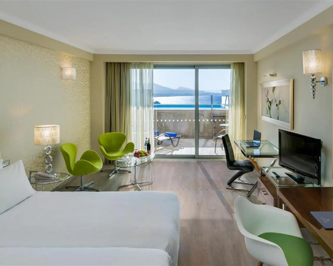 Atrium Platinum Luxury Resort & Spa, Rodos, Grčka — Room Deluxe/Private Pool Sea View