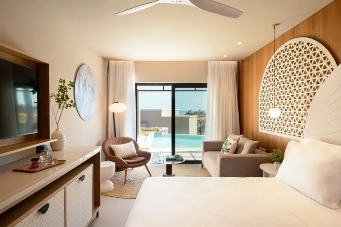 Mitsis Rodos Village, Rodos, Grčka — Double Room Superior Private Plunge Pool Sea View