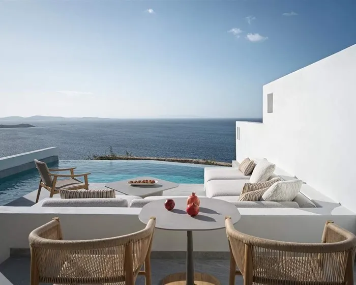 Deos Mykonos, A Myconian Collection-Adult Only, Tagoo, Grčka — Residence Alpha Private Pool Sea View