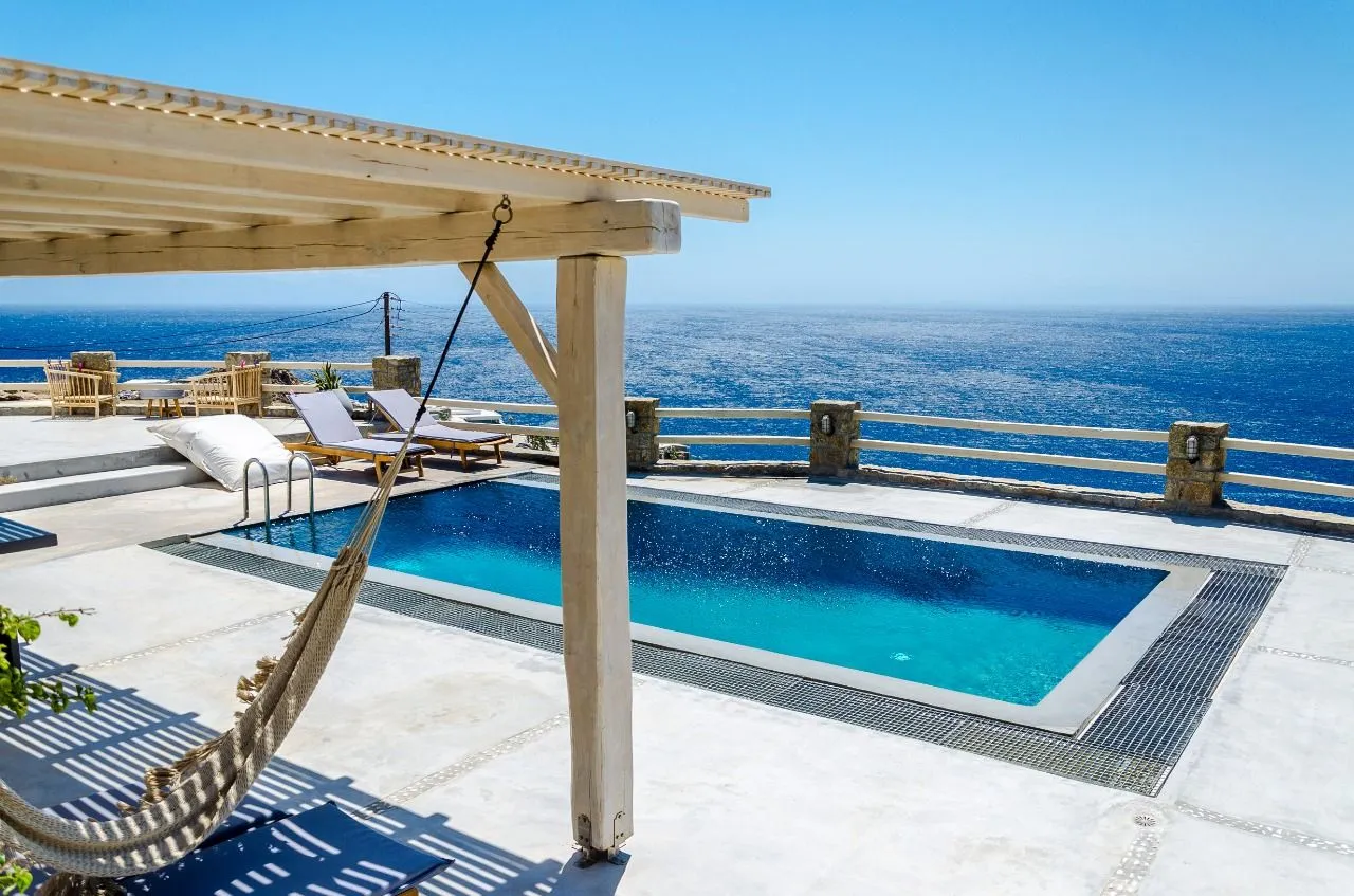 Eden View Suites & Villas, Paradise, Grčka — Villa Eden Private Pool Sea View
