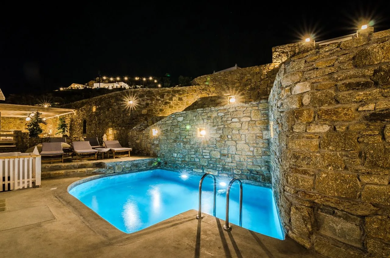 Eden View Suites & Villas, Paradise, Grčka — Villa Grande Private Pool Sea View