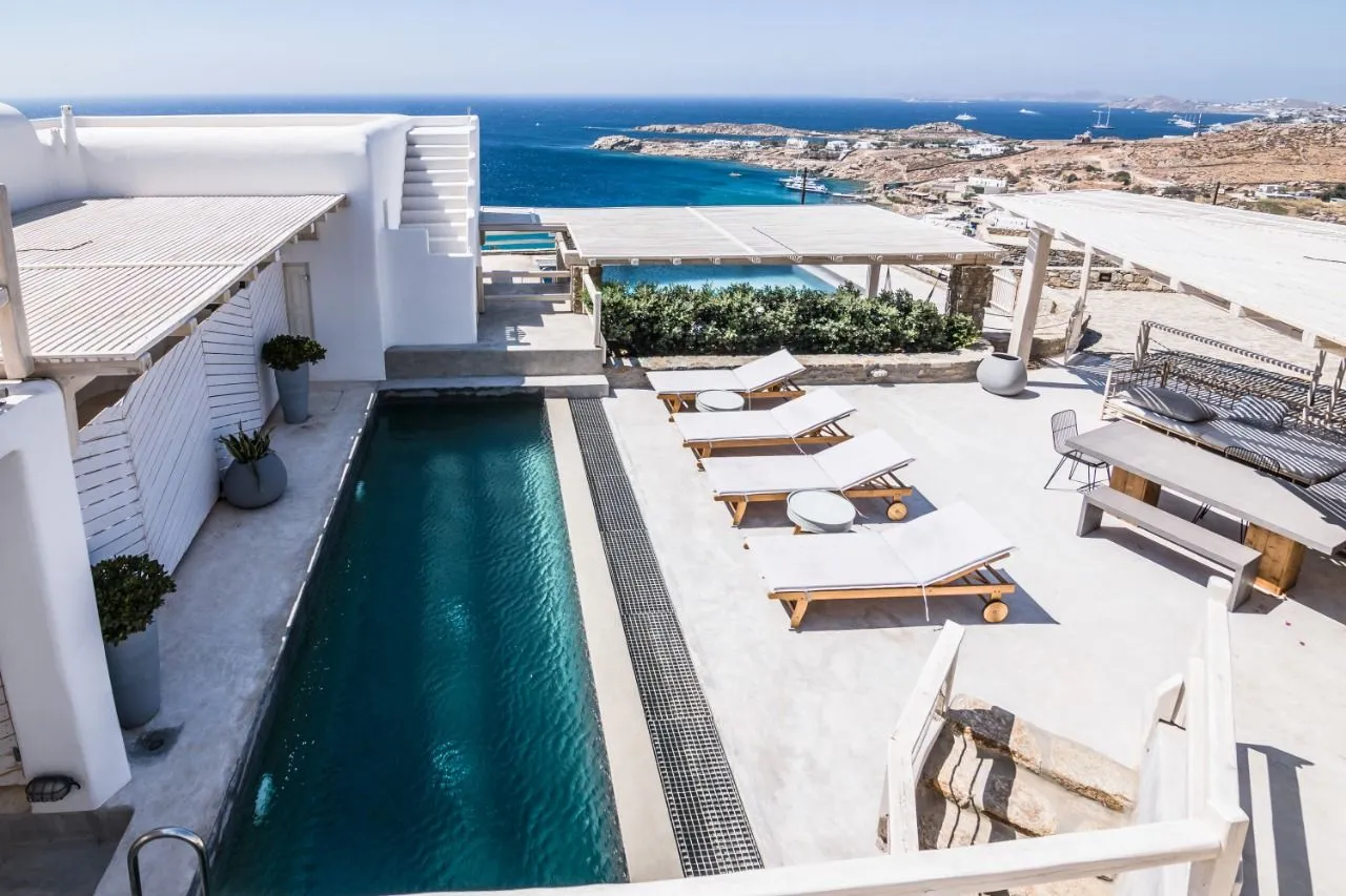 Eden View Suites & Villas, Paradise, Grčka — Villa Harmony Private Pool Sea View