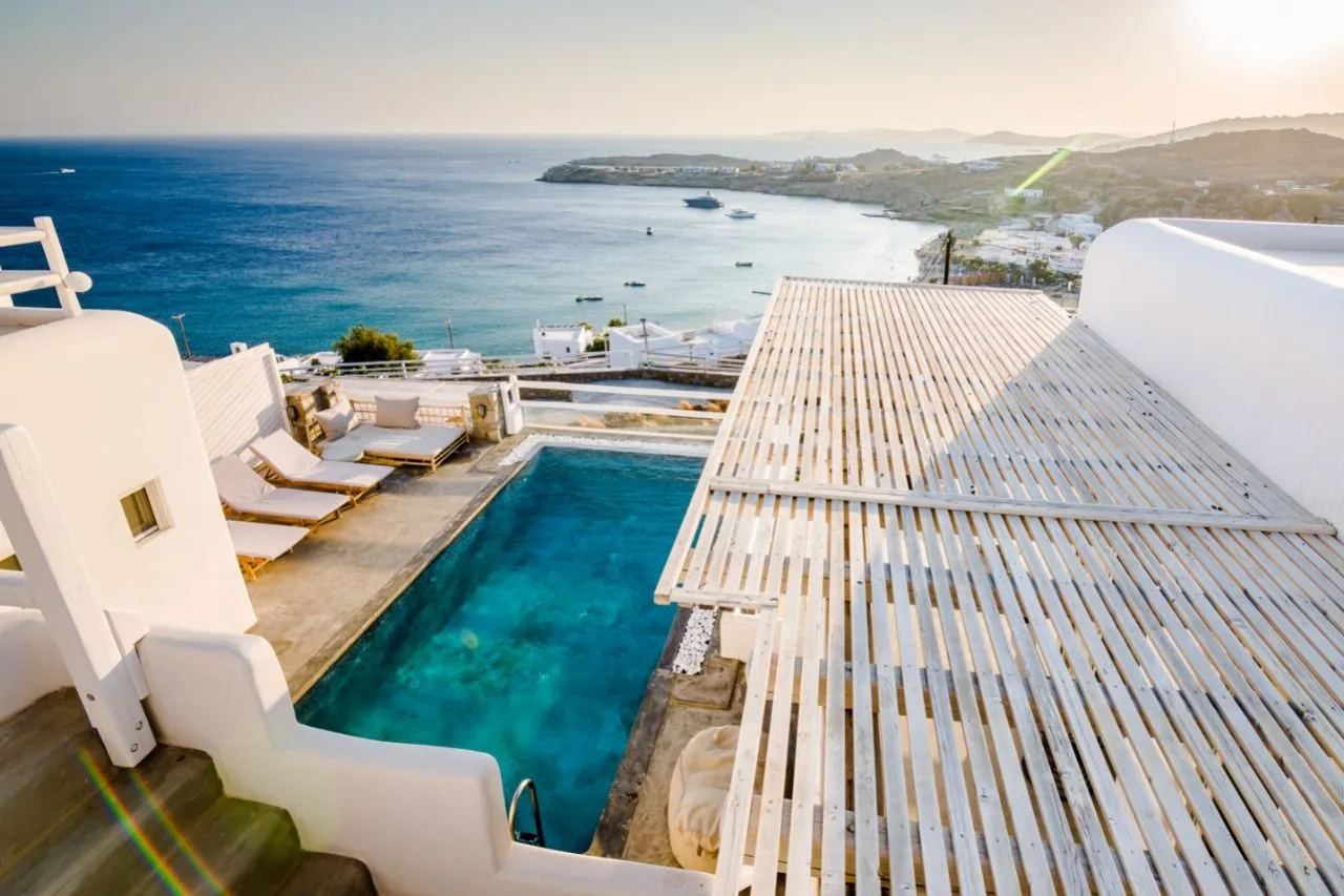 Eden View Suites & Villas, Paradise, Grčka — Villa Paradise Private Pool Sea View