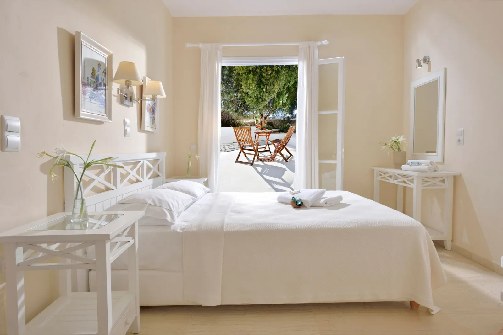 Erato Hotel Mykonos, Ornos, Grčka — Cozy Double or Twin Room with Terrace | 15m²
