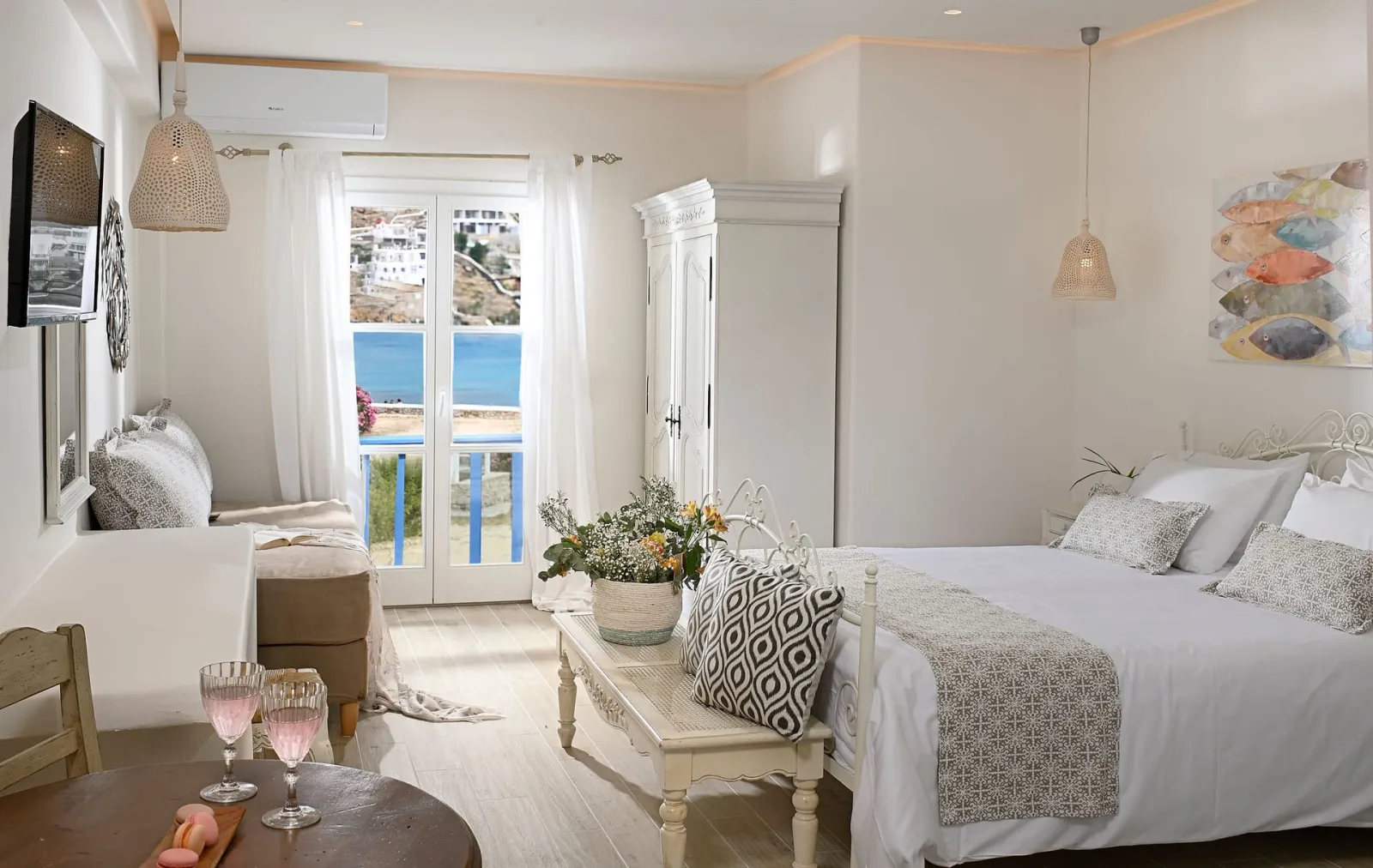 Erato Hotel Mykonos, Ornos, Grčka — One Bedroom Junior Suite Sea View | 30m²