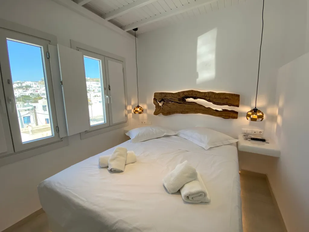 Eternal Town Mykonos, Petinaros, Grčka — BUDGET DOUBLE ROOM
