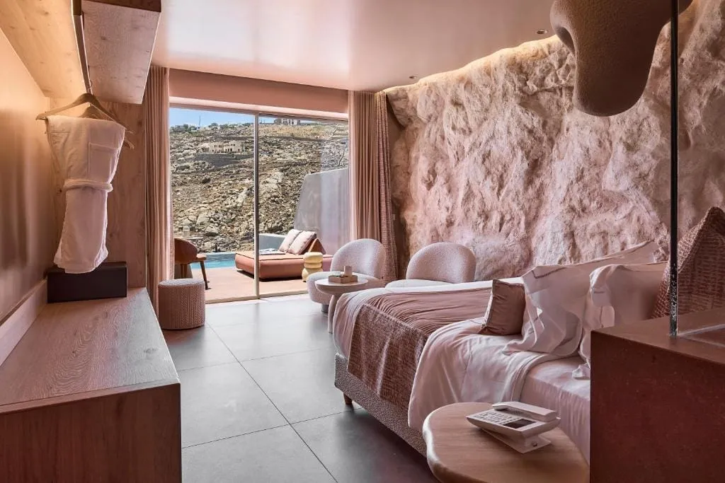 Ethereum Mykonos, Psaru, Grčka — Sea View Suite With Private Heated Pool
