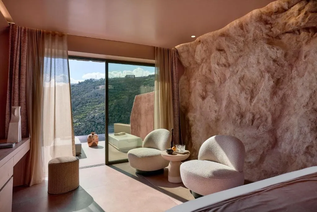 Ethereum Mykonos, Psaru, Grčka — Sea View Suite With Private Heated Pool