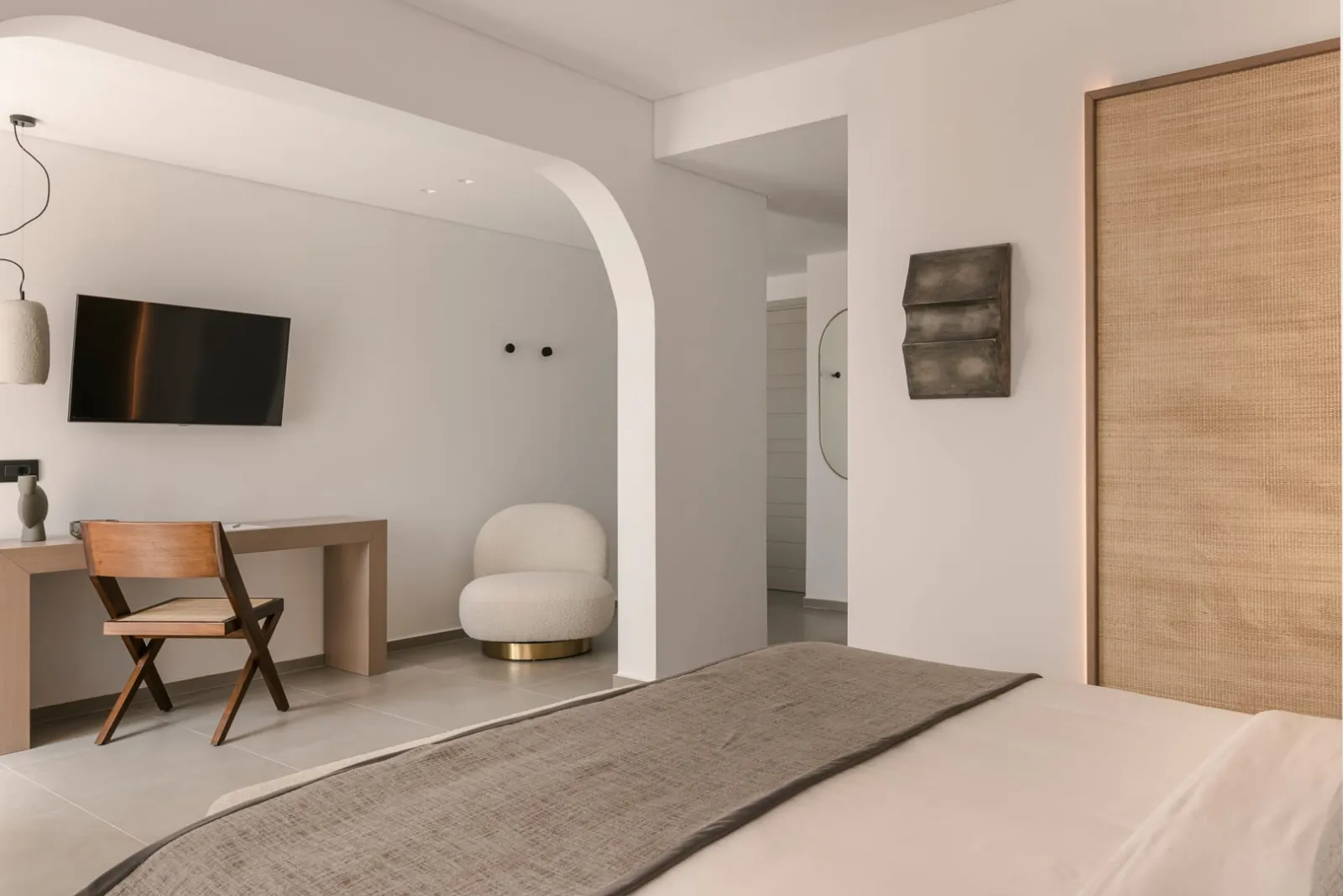 Grace Mykonos, Agios Stefanos, Grčka — Junior Suite with plunge pool Sea View