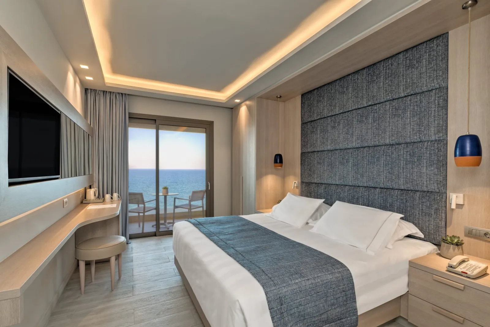 Amada Colossos Resort, Rodos, Grčka — Sea View Triple Room