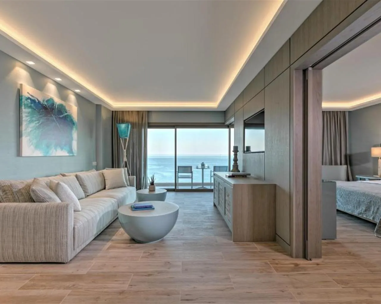 Amada Colossos Resort, Rodos, Grčka — Suite  Deluxe /Elite Collection Sea View