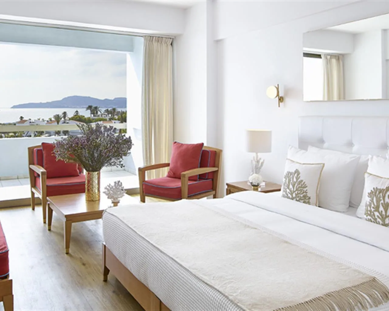 Grecotel Luxme Dama Dama, Rodos, Grčka — Guestroom Superior Side Sea View