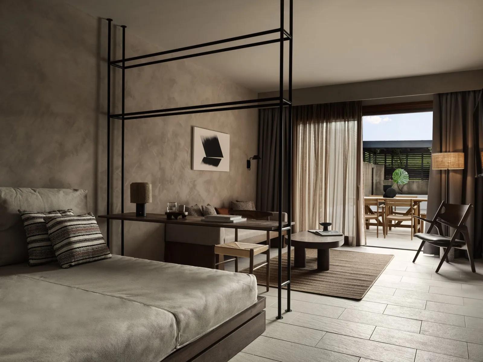 Aulus Lindos Rhodes, Curio Collection by Hilton, Rodos, Grčka — Tropical Bungalow Open Plan Suite with Outdoor Jacuzzi