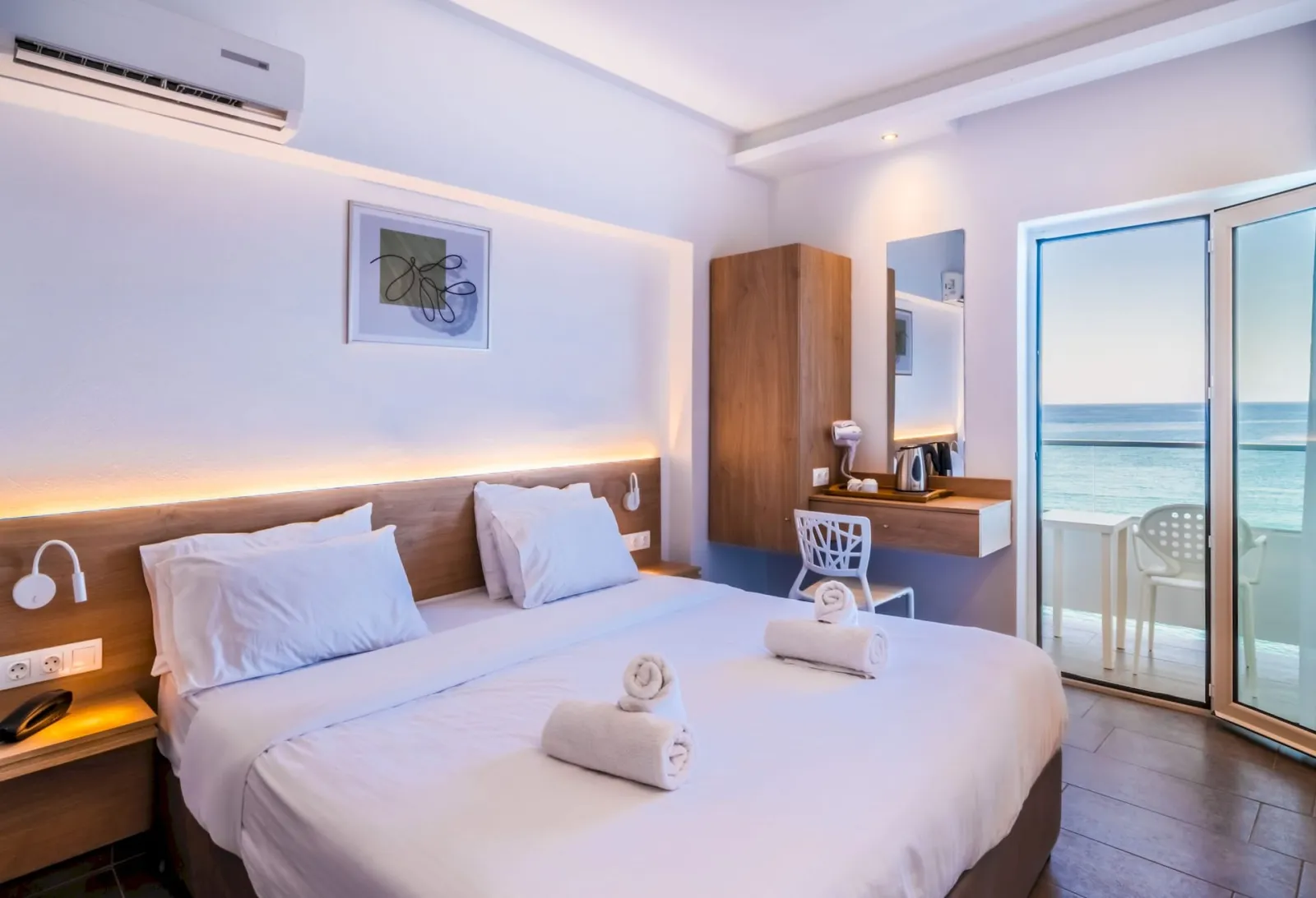 Kahlua Boutique Hotel, Hersonisos, Grčka — Standard Room with Sea View